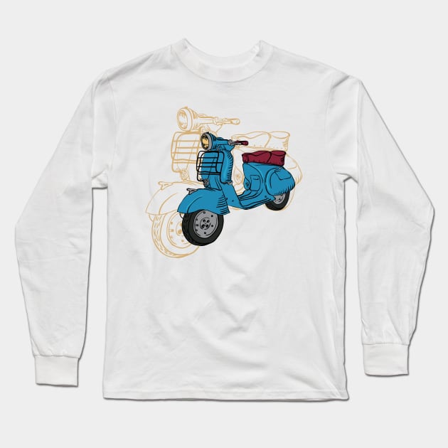 Bike Long Sleeve T-Shirt by Olga Berlet